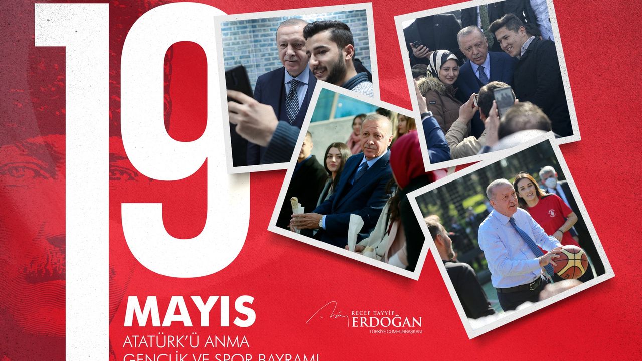 Cumhurbaşkanı Erdoğan'dan 19 Mayıs mesajı: "En çok gençlerimize güveniyoruz!"