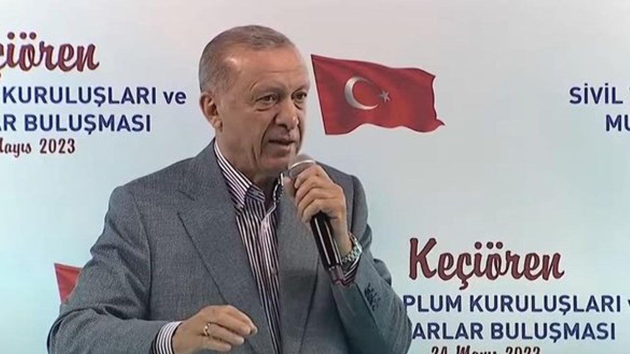 Cumhurbaşkanı Erdoğan: Bizim rakibimiz CHP Genel Başkanı değil, rehavettir!