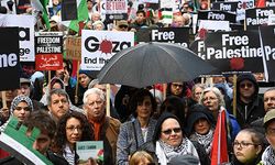 Londra Filistin için yürüdü