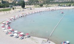 Elazığ'ın plajı sezonu açtı