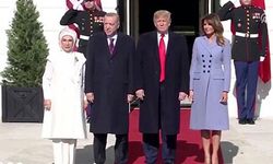 Cumhurbaşkanı Erdoğan'ı Trump karşıladı