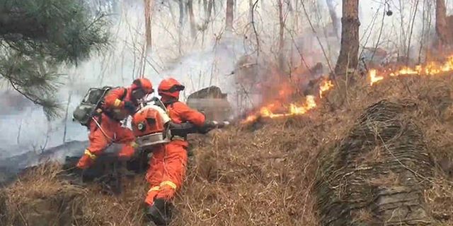 Çin'deki orman yangınında 6 bin kişi tahliye edildi