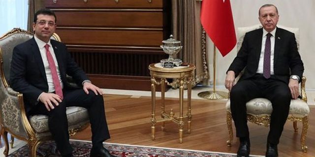 Ekrem İmamoğlu, Erdoğan'ı karşıladı