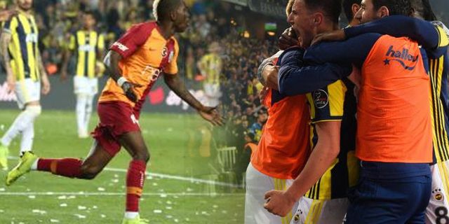 Fenerbahçe ile Galatasaray Kadıköy'de yenişemedi: 1-1