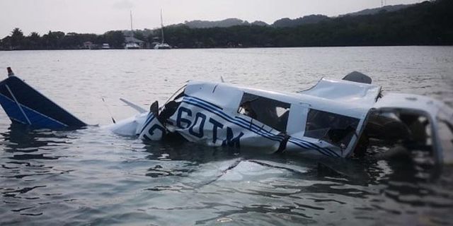 Honduras'ta uçak kazası: 5 ölü