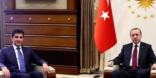 Irak Kürt Bölgesel Yönetim Başkanı Neçirvan Barzani, Recep Tayyip Erdoğan ile görüşmek üzere İstanbul'a geldi