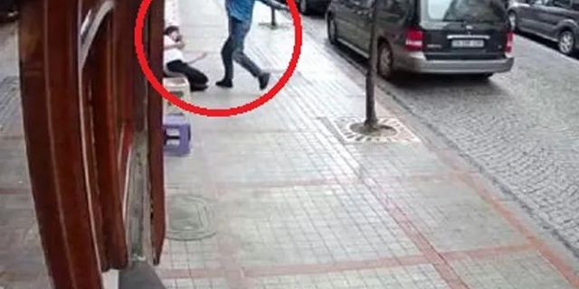 Genç kadını sokak ortasında darp eden zanlı tutuklandı!