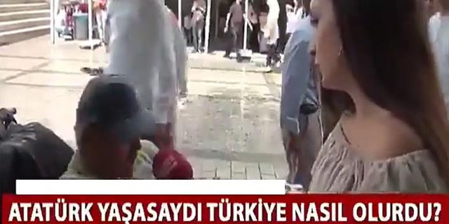 Sokak röportajında skandal cümle: 5 yaşındaki çocuk Atatürk'ten zekidir