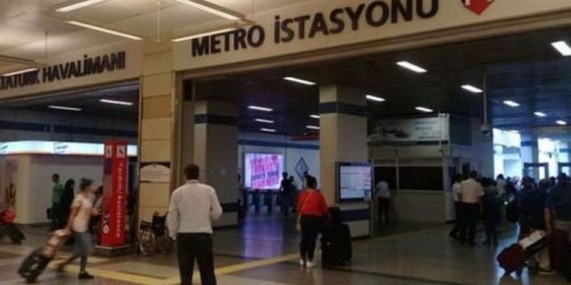 Atatürk Havalimanı'nda metro seferleri durduruldu