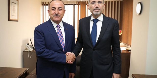Çavuşoğlu, Filistinli mevkidaşı ile görüştü