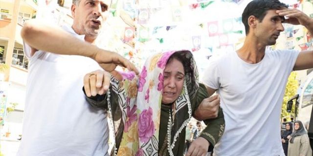 Diyarbakır'daki annelere destek için gelen kadın acı haberle yıkıldı