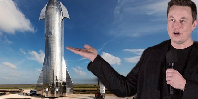 Elon Musk Starship'i tanıttı