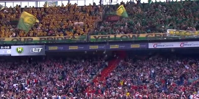 Feyenoord - ADO Den Haag maçında renkli görüntüler