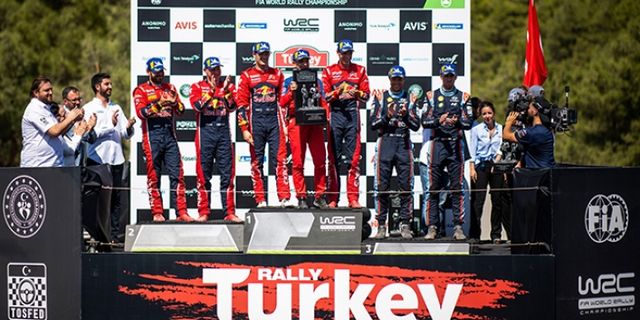 WRC'nin Türkiye ayağında zafer Ogier'in