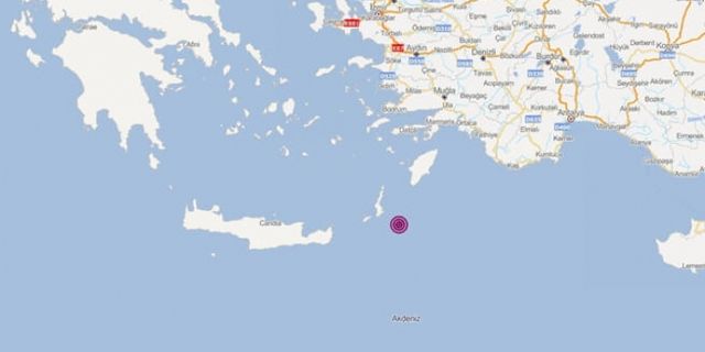 Dalaman'da 5.0 şiddetinde deprem!