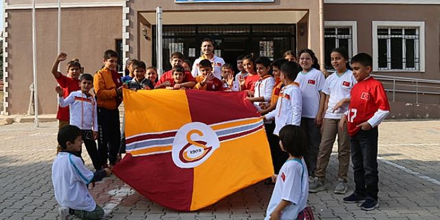 Galatasaray'dan köy okullarına spor malzemeleri desteği