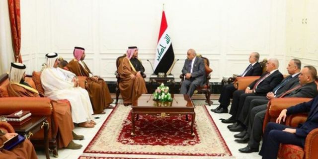 Irak'ın başkenti Bağdat'ta Katar Dışişleri Bakanı el-Sani ile bir araya gelen Irak Başbakanı Abdülmehdi, komşu ülkeler için neler söyledi.