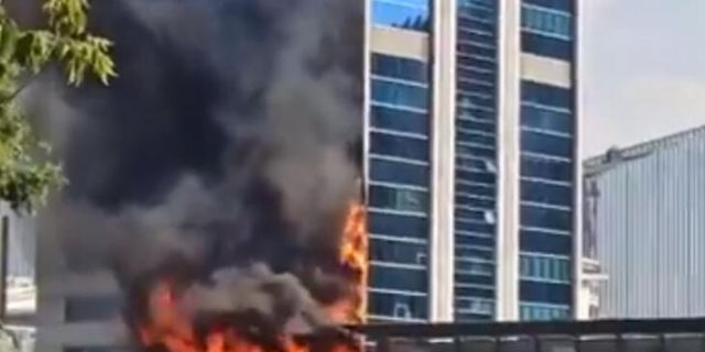 Ankara'da plaza yangını!