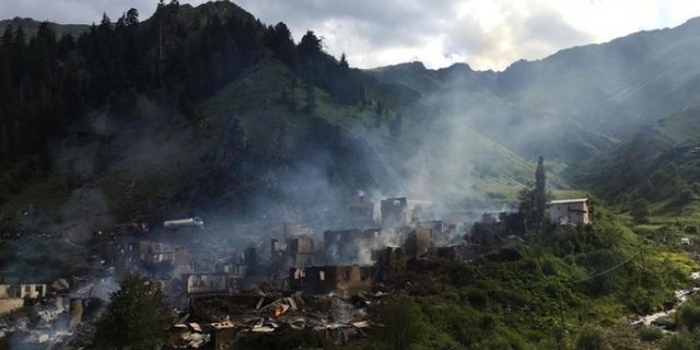Artvin’deki Köy Yangınlarının Sebebi Açıklandı