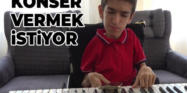 17 yaşındaki SMA hastası Umut hayata müzik ile tutunuyor
