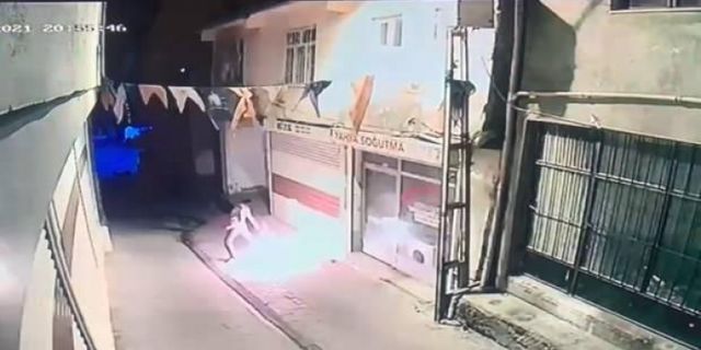 AKP binasına molotoflu saldırı