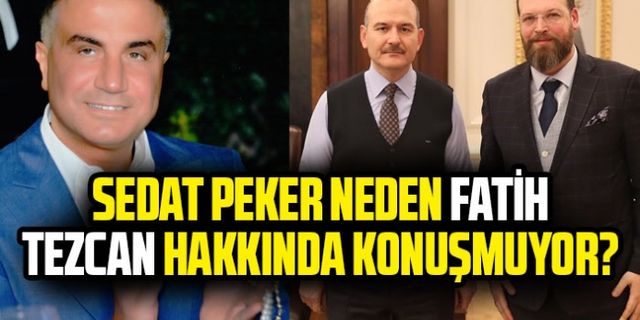 Sedat Peker gazeteci Fatih Tezcan ile ilgili sırrını açıkladı