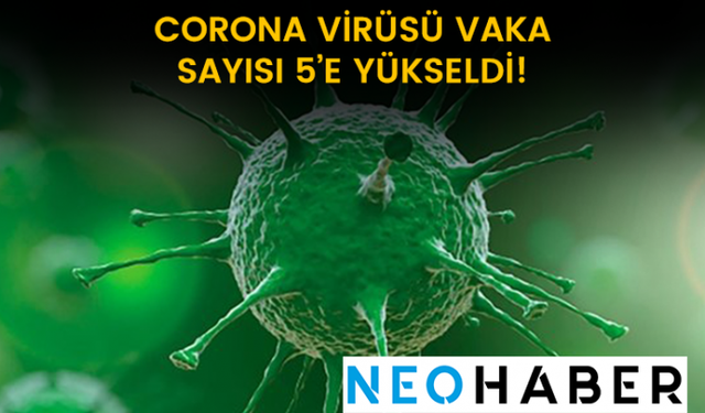 Corona Virüs Vaka Sayısı 5'e Yükseldi