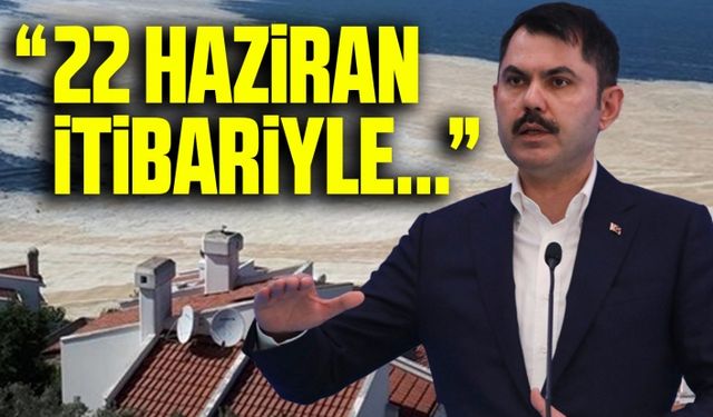 Murat Kurum Marmara Denizi'nden temizlenen müsilaj miktarını açıkladı